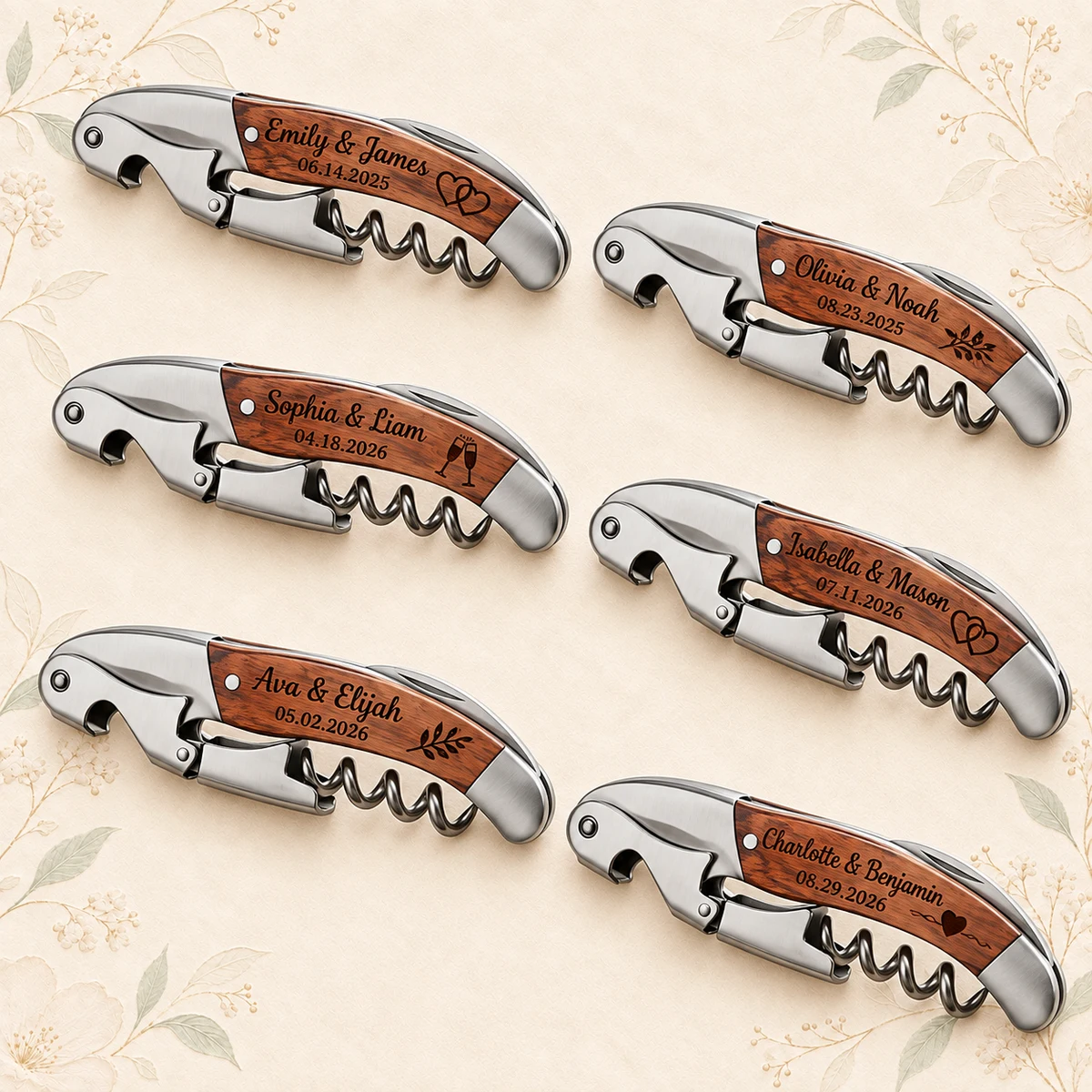 Personalized Wedding Wine Opener product collection