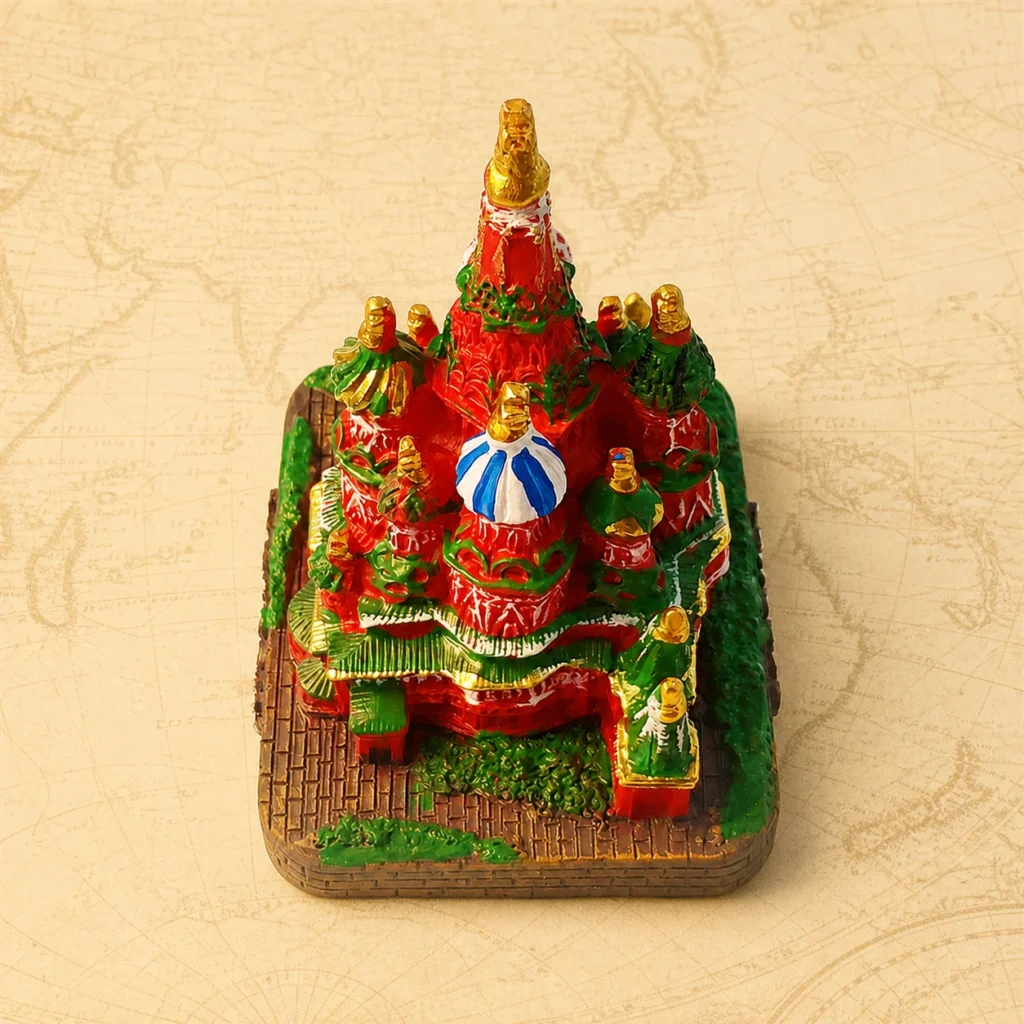Bespoke Moscow Red Square polyresin landmark figurine
