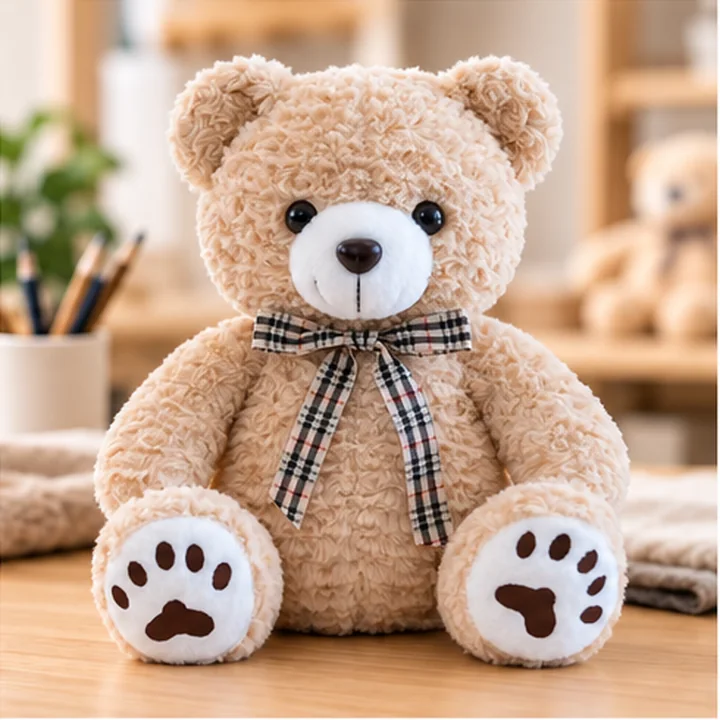 Custom teddy bear prototype for design confirmation
