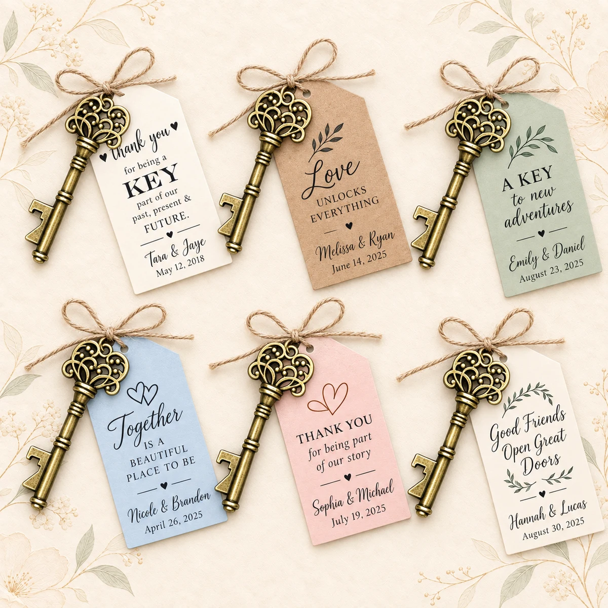 Skeleton Key Wedding Bottle Opener product collection