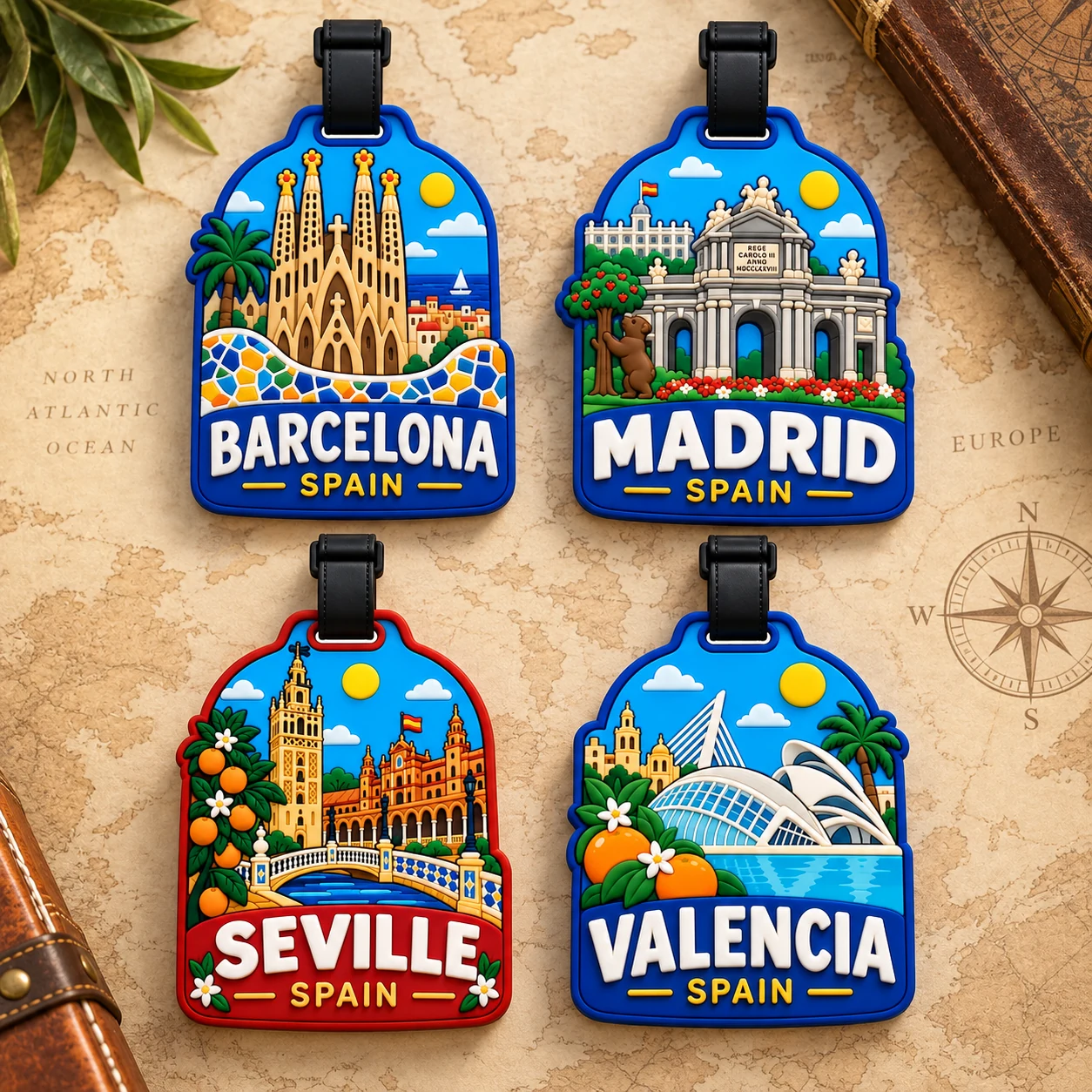Soft PVC Souvenir Luggage Tag product collection