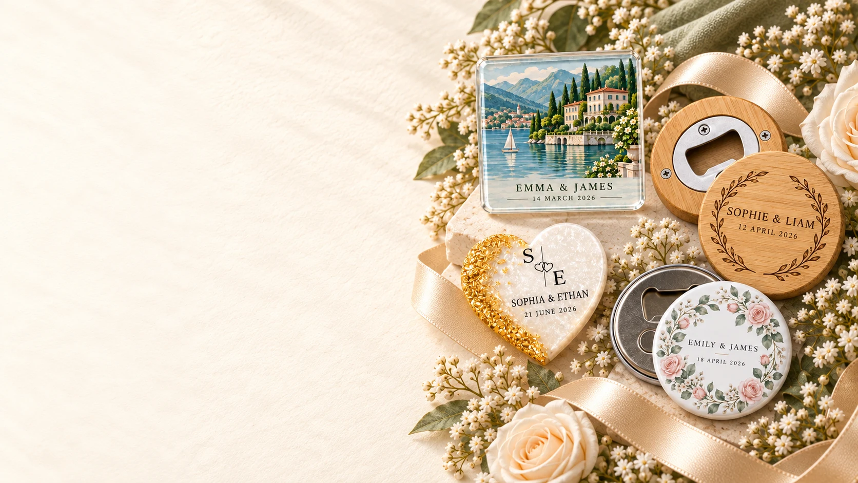 Custom Wedding Magnets collection