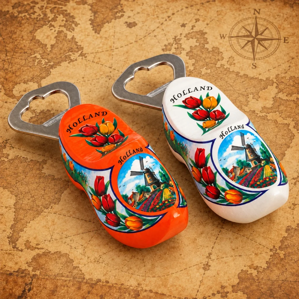 Holland Clogs wooden souvenir bottle opener