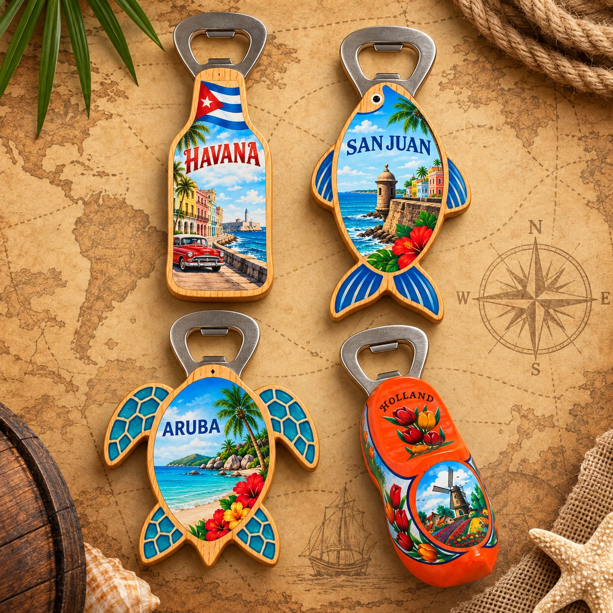 Wooden Souvenir Bottle Opener product collection
